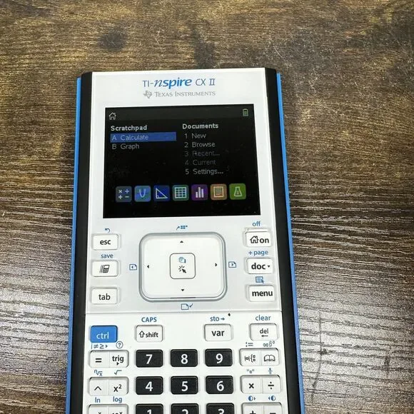TI-Nspire CX II Texas Instruments Graphing Calculator Math Test Prep Calculator - Picture 2 of 4